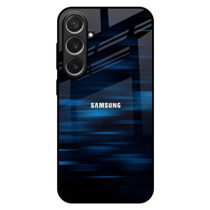 Blue Rough Abstract Samsung Galaxy S26 Plus 5G Glass Back Cover Online