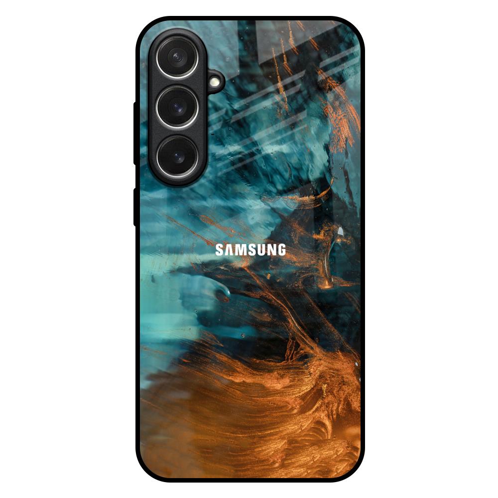 Golden Splash Samsung Galaxy S26 Plus 5G Glass Back Cover Online