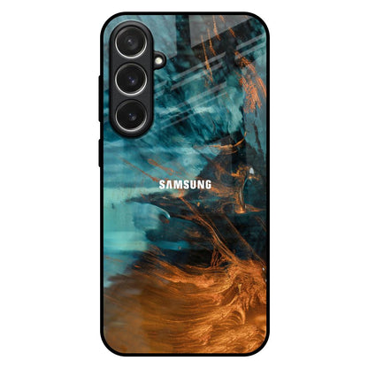 Golden Splash Samsung Galaxy S26 Plus 5G Glass Back Cover Online