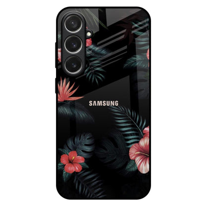 Tropical Art Flower Samsung Galaxy S26 Plus 5G Glass Back Cover Online
