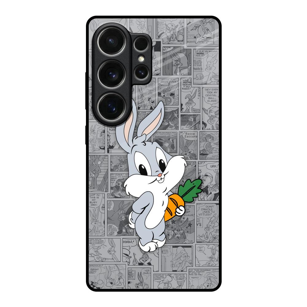 Cute Baby Bunny Samsung Galaxy S26 Ultra 5G Glass Back Cover Online
