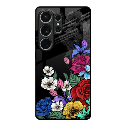 Rose Flower Bunch Art Samsung Galaxy S26 Ultra 5G Glass Back Cover Online