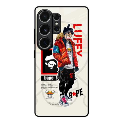 Bape Luffy Samsung Galaxy S26 Ultra 5G Glass Back Cover Online