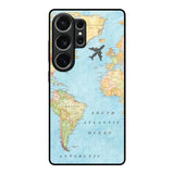 Travel Map Samsung Galaxy S26 Ultra 5G Glass Back Cover Online