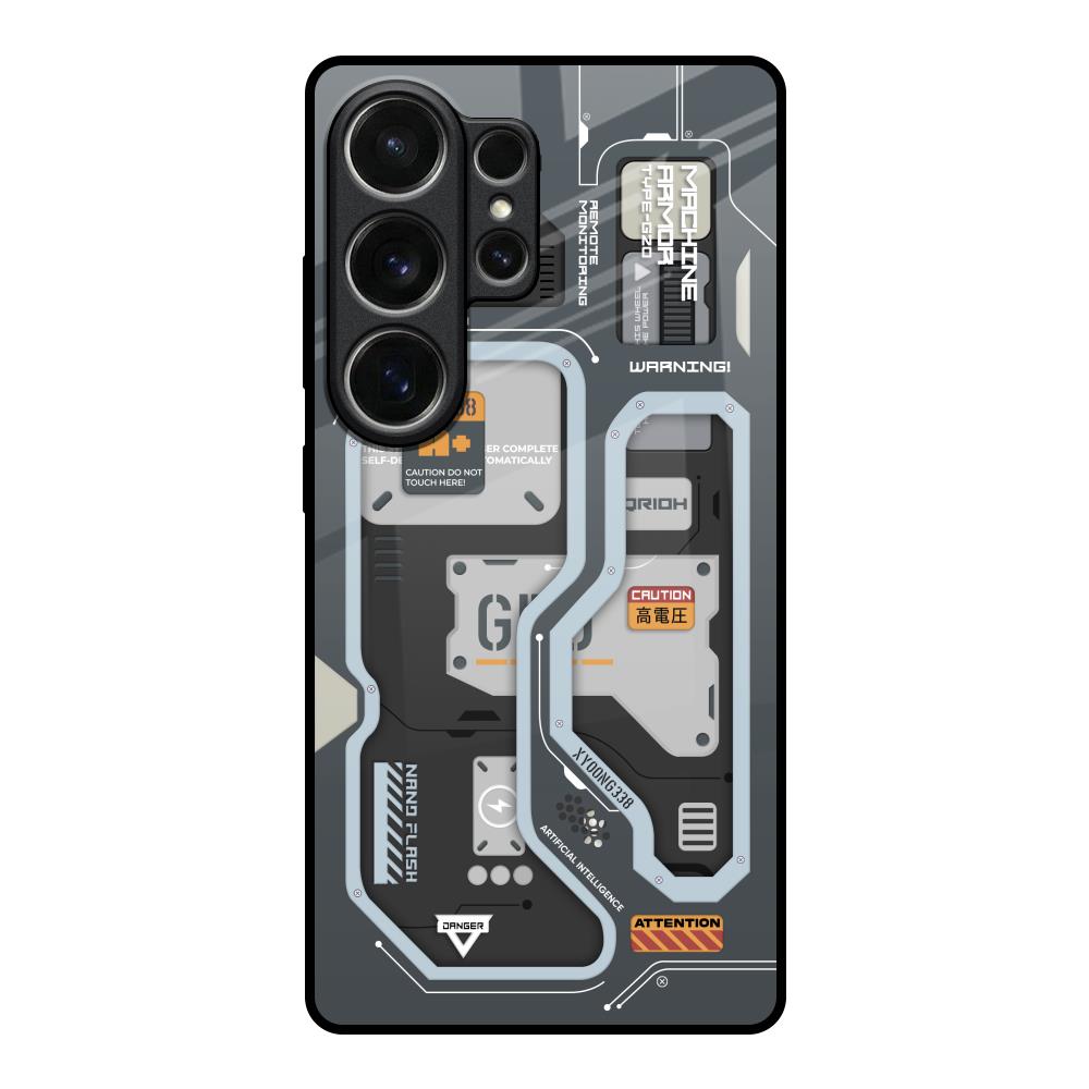 Retro Futuristic Samsung Galaxy S26 Ultra 5G Glass Back Cover Online