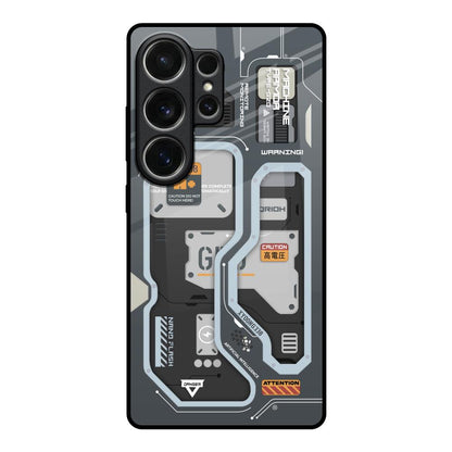 Retro Futuristic Samsung Galaxy S26 Ultra 5G Glass Back Cover Online