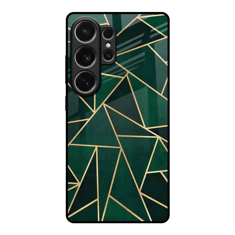 Abstract Green Samsung Galaxy S26 Ultra 5G Glass Back Cover Online