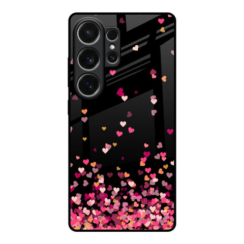 Heart Rain Fall Samsung Galaxy S26 Ultra 5G Glass Back Cover Online