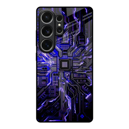 Techno Color Pattern Samsung Galaxy S26 Ultra 5G Glass Back Cover Online