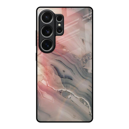Pink And Grey Marble Samsung Galaxy S26 Ultra 5G Glass Back Cover Online