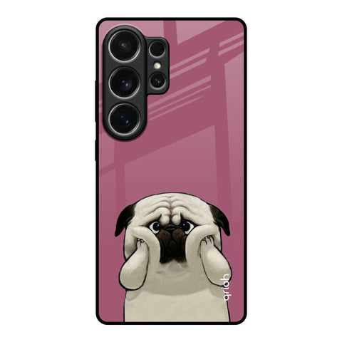 Funny Pug Face Samsung Galaxy S26 Ultra 5G Glass Back Cover Online