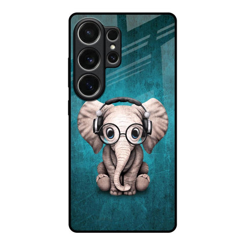 Adorable Baby Elephant Samsung Galaxy S26 Ultra 5G Glass Back Cover Online