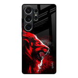 Red Angry Lion Samsung Galaxy S26 Ultra 5G Glass Back Cover Online
