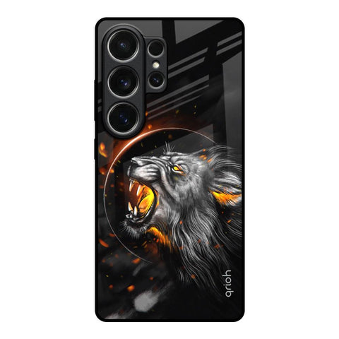 Aggressive Lion Samsung Galaxy S26 Ultra 5G Glass Back Cover Online