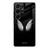White Angel Wings Samsung Galaxy S26 Ultra 5G Glass Back Cover Online