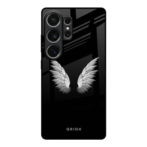 White Angel Wings Samsung Galaxy S26 Ultra 5G Glass Back Cover Online