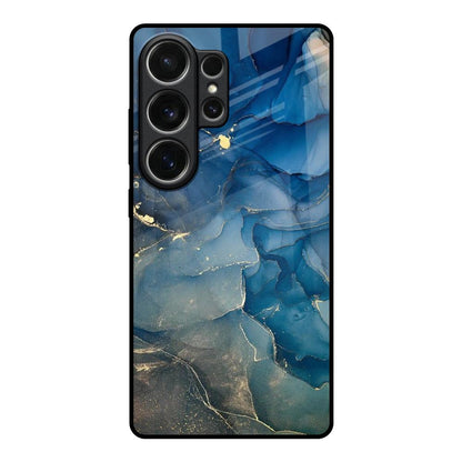 Blue Cool Marble Samsung Galaxy S26 Ultra 5G Glass Back Cover Online