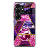 Electroplated Geometric Marble Samsung Galaxy S26 Ultra 5G Glass Back Cover Online