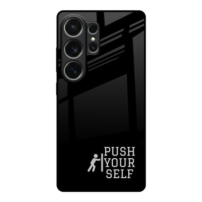 Push Your Self Samsung Galaxy S26 Ultra 5G Glass Back Cover Online
