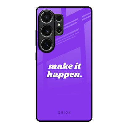 Make it Happen Samsung Galaxy S26 Ultra 5G Glass Back Cover Online