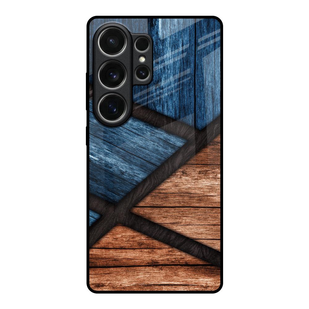 Wooden Tiles Samsung Galaxy S26 Ultra 5G Glass Back Cover Online