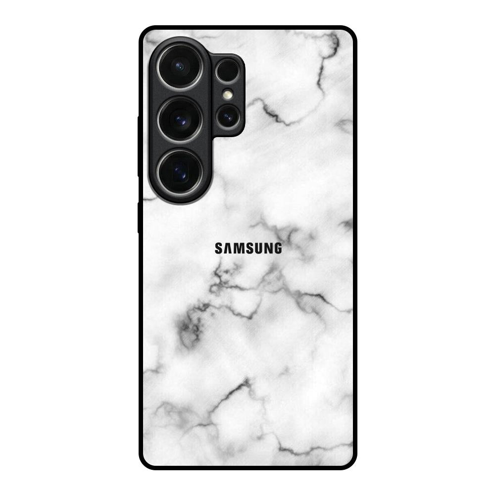 Satin White Marble Samsung Galaxy S26 Ultra 5G Glass Back Cover Online