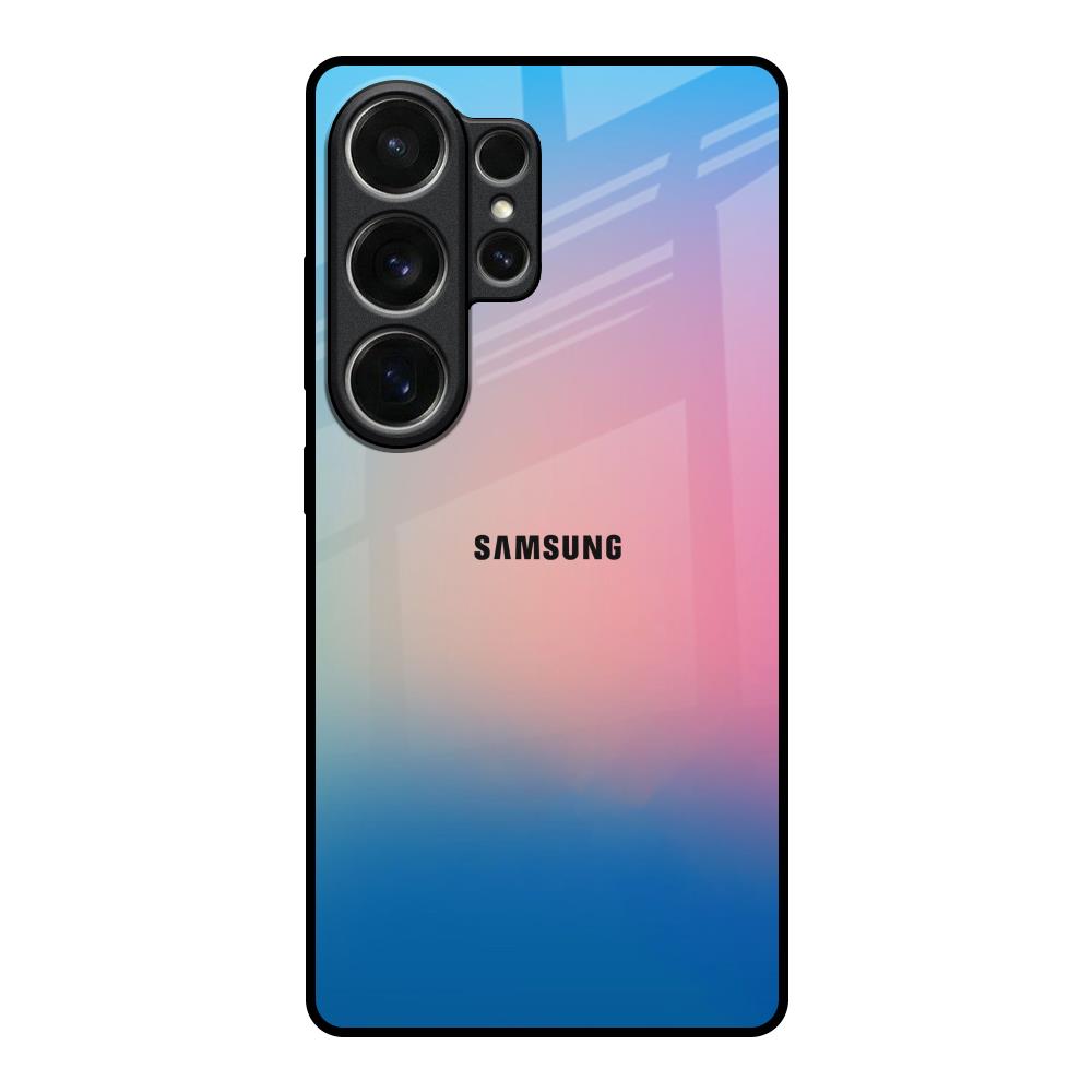 Blue & Pink Ombre Samsung Galaxy S26 Ultra 5G Glass Back Cover Online