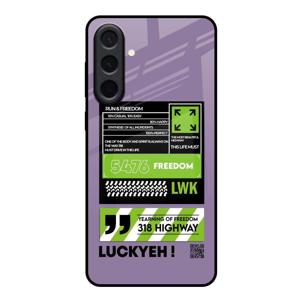 Run & Freedom Samsung Galaxy A37 5G Glass Back Cover Online