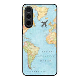 Travel Map Samsung Galaxy A37 5G Glass Back Cover Online
