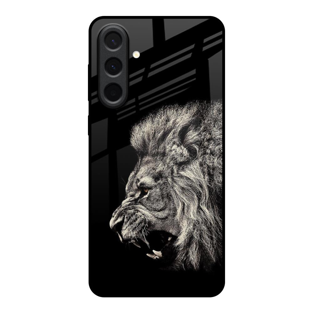 Brave Lion Samsung Galaxy A37 5G Glass Back Cover Online