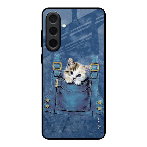 Kitty In Pocket Samsung Galaxy A37 5G Glass Back Cover Online