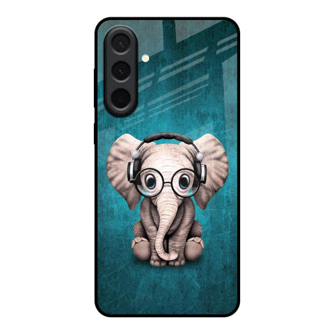 Adorable Baby Elephant Samsung Galaxy A37 5G Glass Back Cover Online