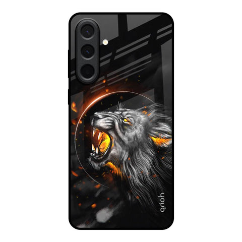 Aggressive Lion Samsung Galaxy A37 5G Glass Back Cover Online