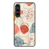 Abstract Faces Samsung Galaxy A37 5G Glass Back Cover Online