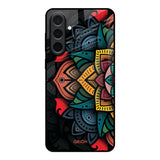 Retro Gorgeous Flower Samsung Galaxy A37 5G Glass Back Cover Online