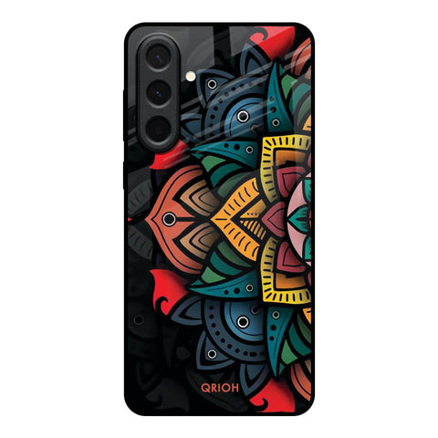 Retro Gorgeous Flower Samsung Galaxy A37 5G Glass Back Cover Online