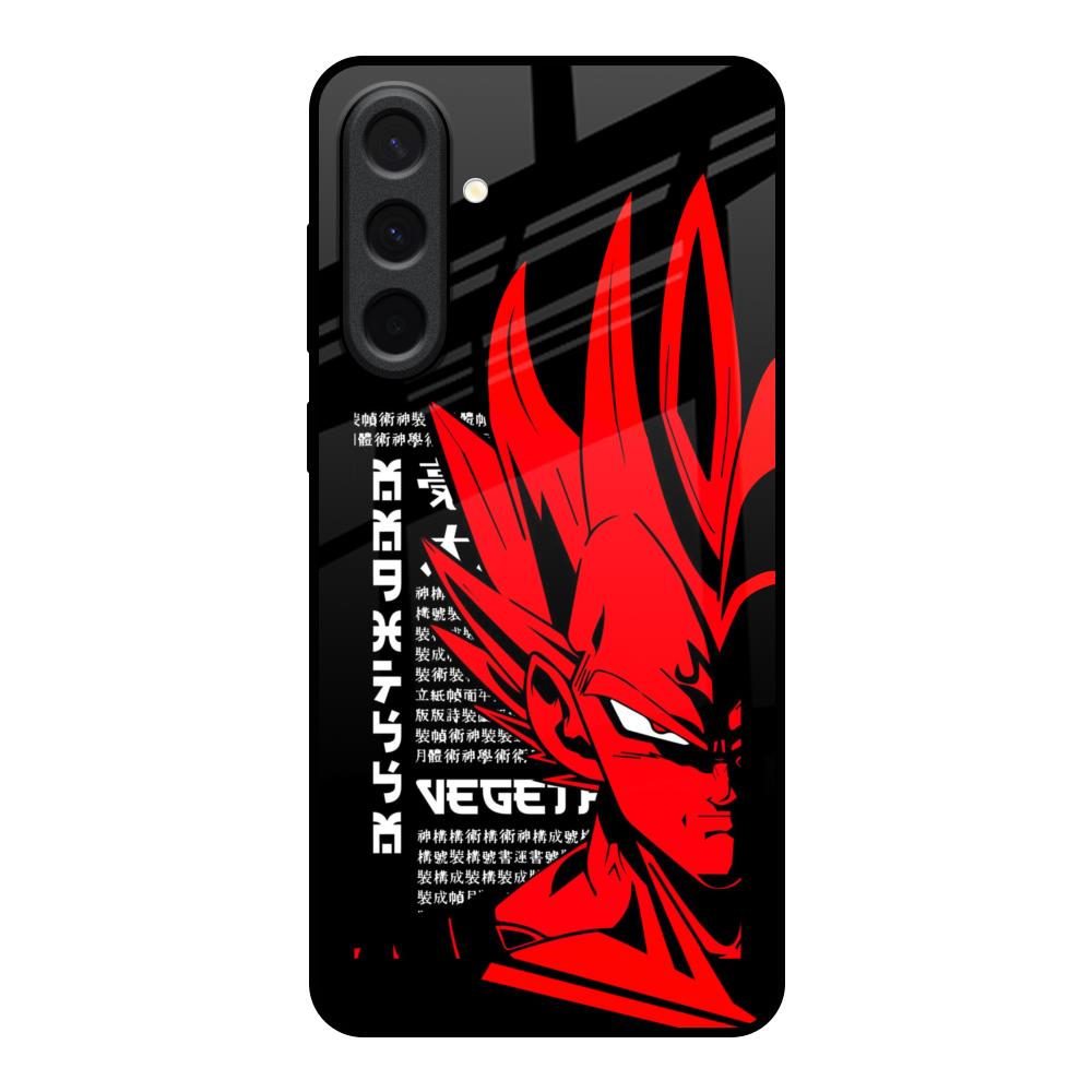 Red Vegeta Samsung Galaxy A37 5G Glass Back Cover Online