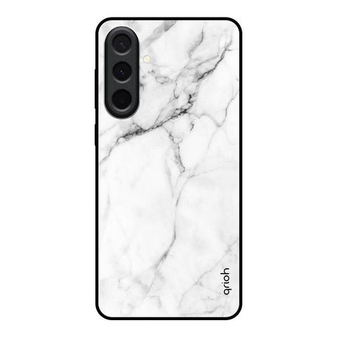Modern White Marble Samsung Galaxy A37 5G Glass Back Cover Online