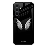 White Angel Wings Samsung Galaxy A37 5G Glass Back Cover Online