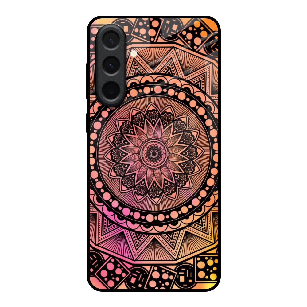 Floral Mandala Samsung Galaxy A37 5G Glass Back Cover Online