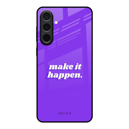 Make it Happen Samsung Galaxy A37 5G Glass Back Cover Online