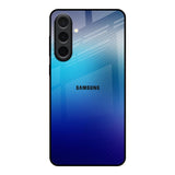 Blue Rhombus Pattern Samsung Galaxy A37 5G Glass Back Cover Online