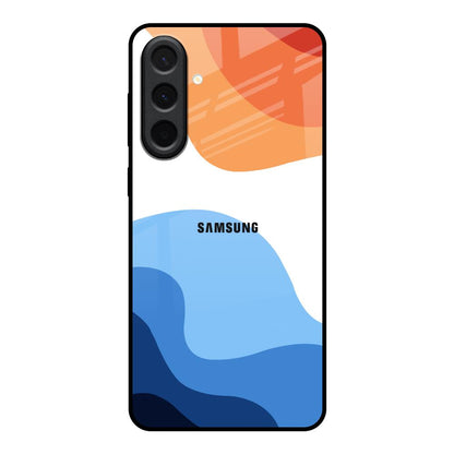 Wavy Color Pattern Samsung Galaxy A37 5G Glass Back Cover Online