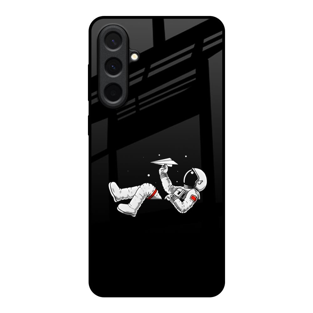 Space Traveller Samsung Galaxy A57 5G Glass Back Cover Online