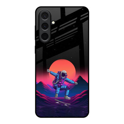 Retro Astronaut Samsung Galaxy A57 5G Glass Back Cover Online
