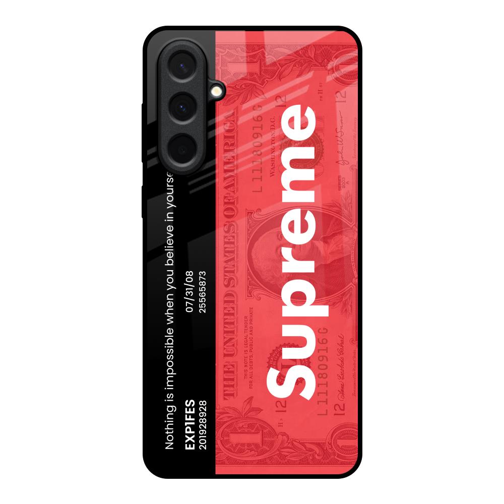 Supreme Ticket Samsung Galaxy A57 5G Glass Back Cover Online