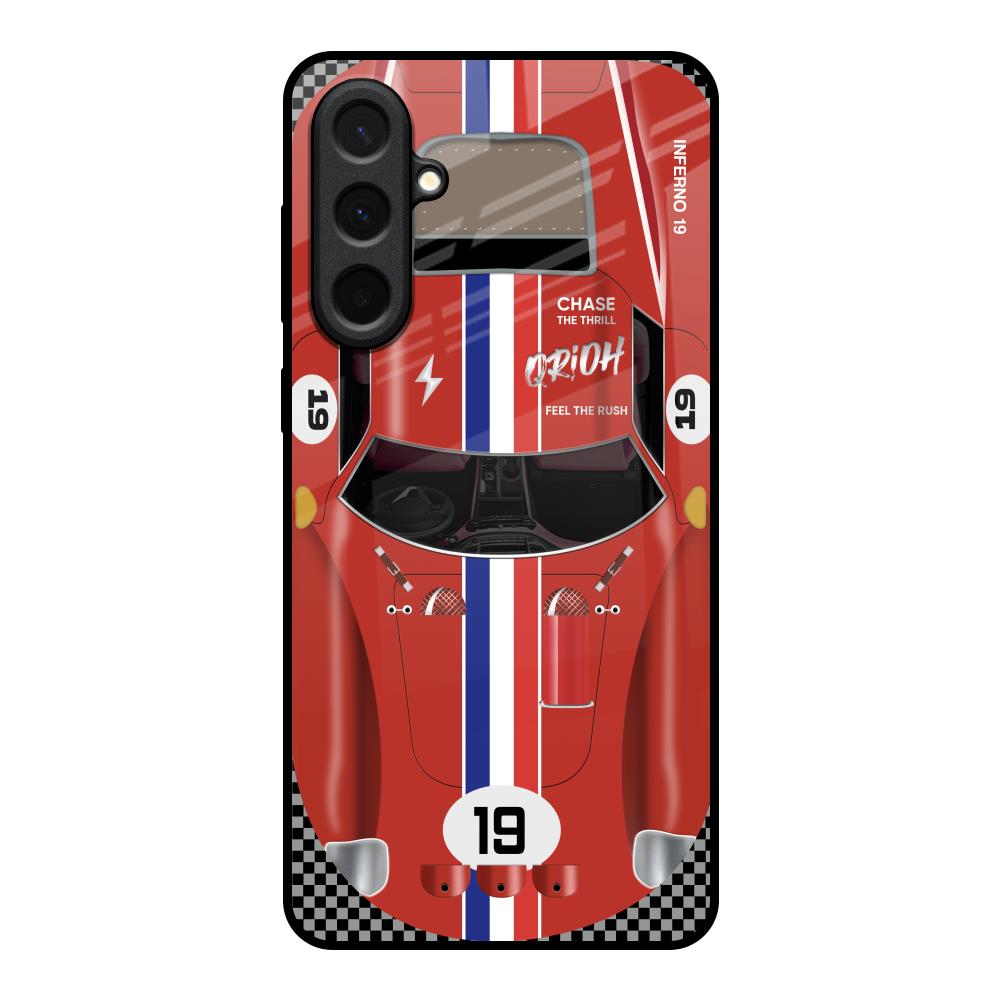 Racing Vintage Samsung Galaxy A57 5G Glass Back Cover Online