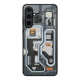 Retro Futuristic Samsung Galaxy A57 5G Glass Back Cover Online