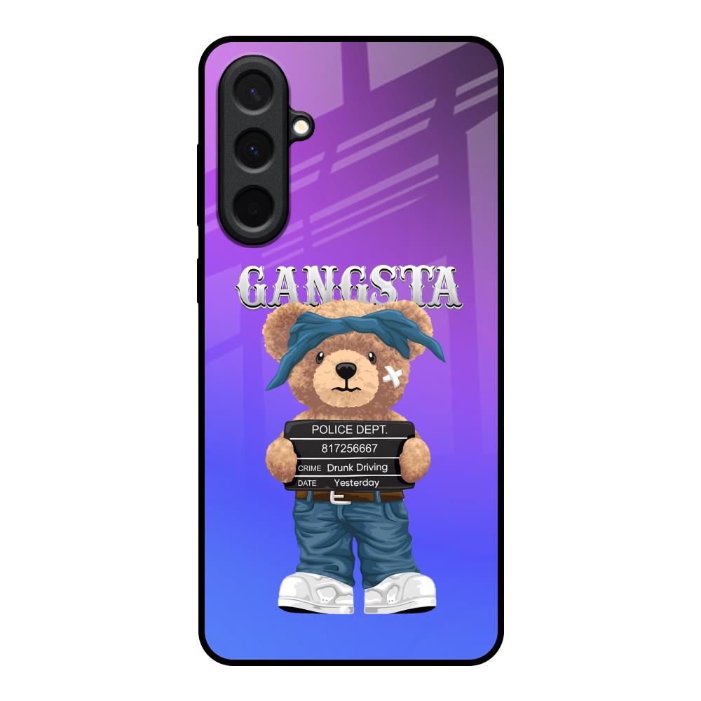 Gangsta Bear Samsung Galaxy A57 5G Glass Back Cover Online