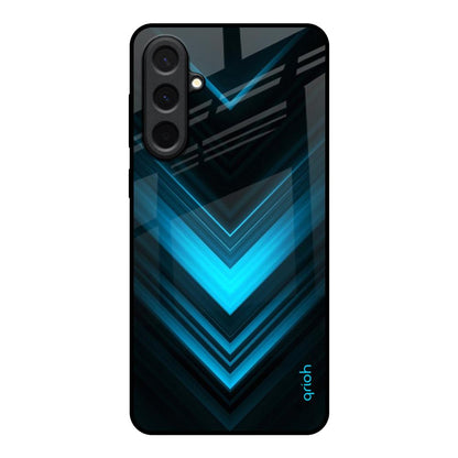 Vertical Blue Arrow Samsung Galaxy A57 5G Glass Back Cover Online